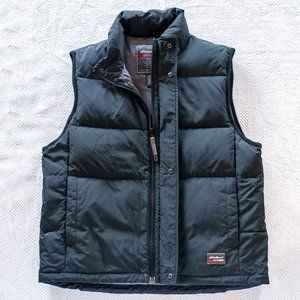 Eddie Bauer Down Vest, in black, men's size M